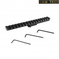 Slitta 20mm tactical 16 slot per mosin nagant 6MM TECH (6mmt-52-bk)