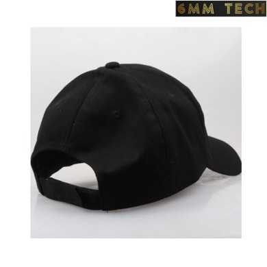 Baseball cap CCCP style BLACK 6MM TECH (6mmt-60-bk)