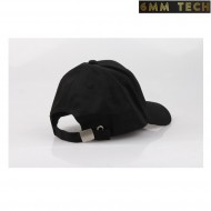 Baseball cap NYC 1985 USA style NERO 6MM TECH (6mmt-61-bk)