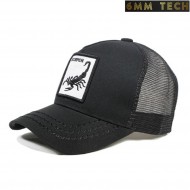 Baseball cap SCORPION style BLACK 6MM TECH (6mmt-62-bk) Baseball cap SCORPION style BLACK 6MM TECH (6mmt-62-bk)