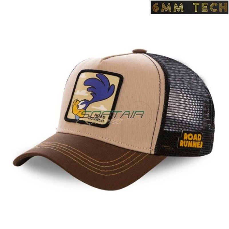 Baseball cap ROAD R. style KHAKI 6MM TECH (6mmt-63-kh)