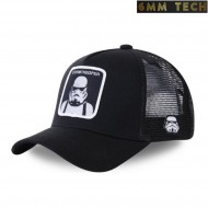 Baseball cap STORMTROOPER style BLACK 6MM TECH (6mmt-64-bk) Baseball cap STORMTROOPER style BLACK 6MM TECH (6mmt-64-bk)