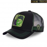 Baseball cap HULK style BLACK 6MM TECH (6mmt-68-bk)