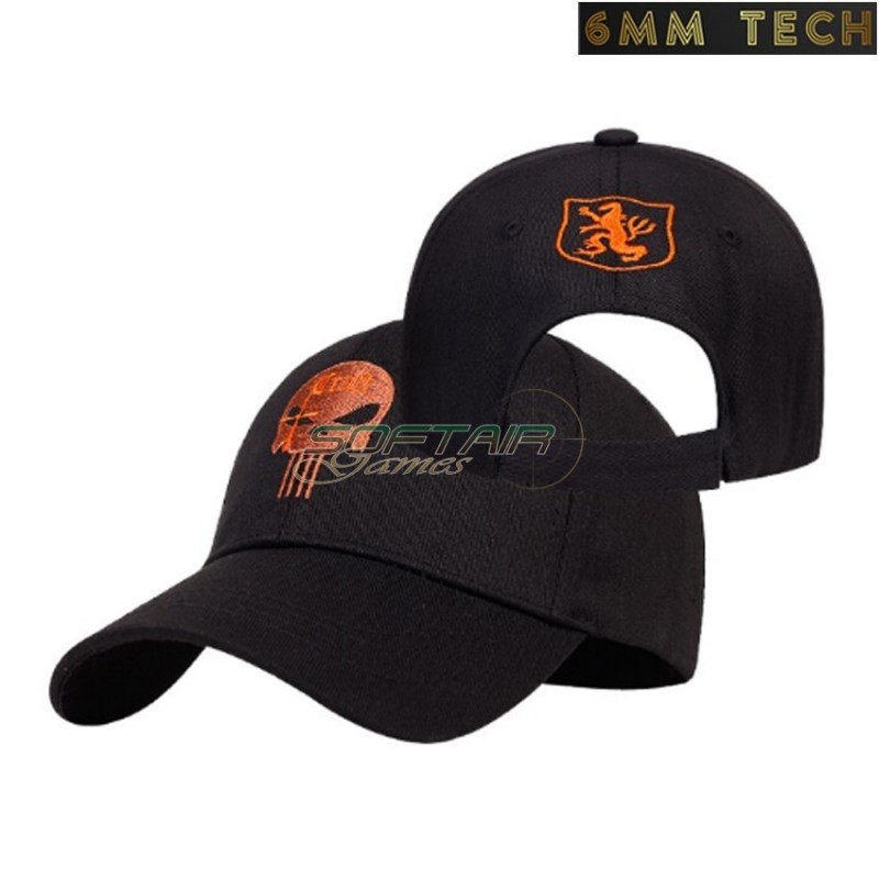 Baseball cap DEVGRU PUNISHER style NERO 6MM TECH (6mmt-69-bk)