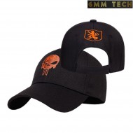 Baseball cap DEVGRU PUNISHER style BLACK 6MM TECH (6mmt-69-bk)
