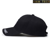 Baseball cap SWAT AQUILA style NERO 6MM TECH (6mmt-70-bk)