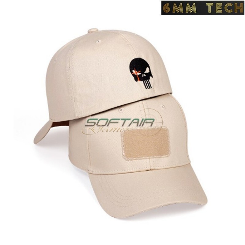 Baseball cap PUNISHER style FLEX TAN 6MM TECH (6mmt-71-tan)