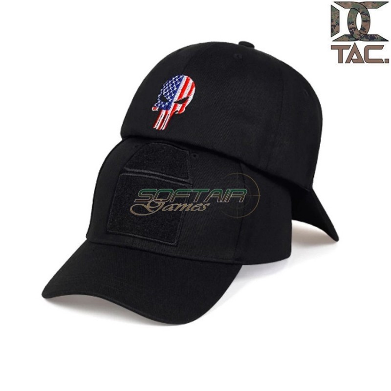 PUNISHER marvel flex style cap BLACK d.c. tactical (dctac-81-bk)