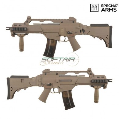 Electric rifle g36c sa-g12v ebb dark earth specna arms® (spe-01-023592)