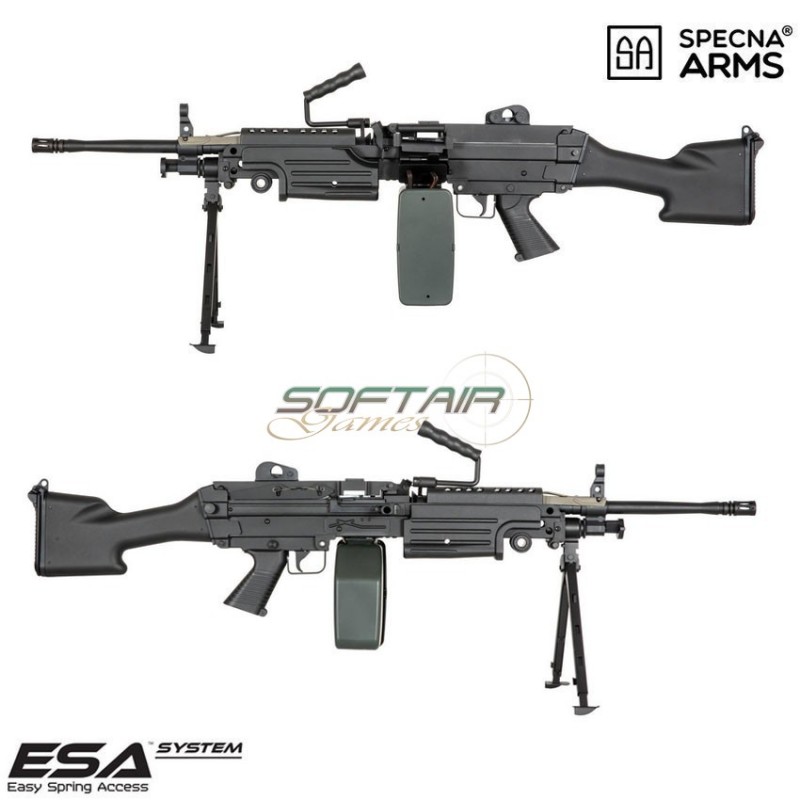 Mitragliatrice elettrica sa-249 MK2 CORE™ black specna arms® (spe-01-028611)