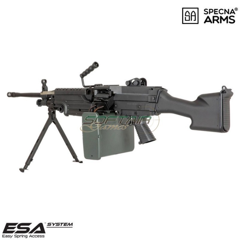 Electric machine gun sa-249 MK2 CORE™ black specna arms® (spe-01-028611)