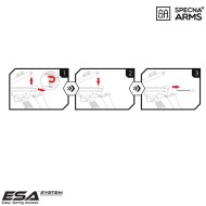 Mitragliatrice elettrica sa-249 MK2 CORE™ black specna arms® (spe-01-028611)