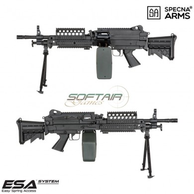 Electric machine gun sa-249 MK46 MOD0 CORE™ black specna arms® (spe-01-028609)