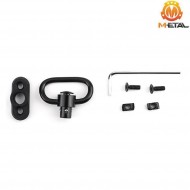 QD sling mount NERO per LC e keymod rail system metal® (me04019-bk)