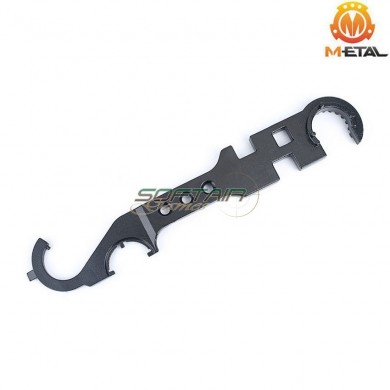 Multi-functional TYPE 1 wrench steel tool metal® (me05002-bk)