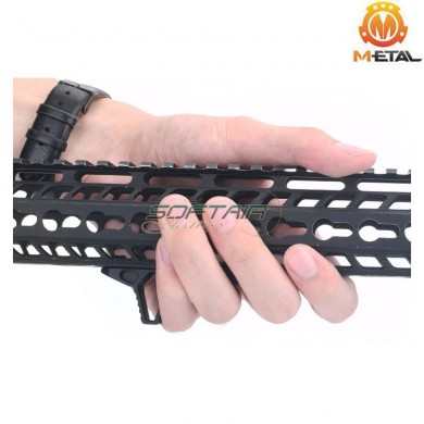 Angled foregrip NERA ASC. style hand-Stop keyMod & LC metal® (me06087-bk)