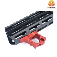 TD halo AR-15 hand stop ROSSO per keyMod & LC metal® (me06086-red) TD halo AR-15 hand stop ROSSO per keyMod & LC metal® (me06086-red)