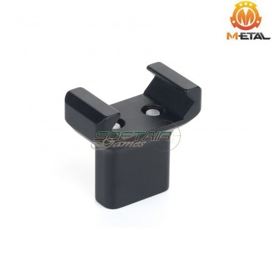 Finger stop BLACK micro for 20mm weaver rail metal® (me06089-bk)
