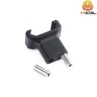 Finger stop BLACK micro for 20mm weaver rail metal® (me06089-bk)