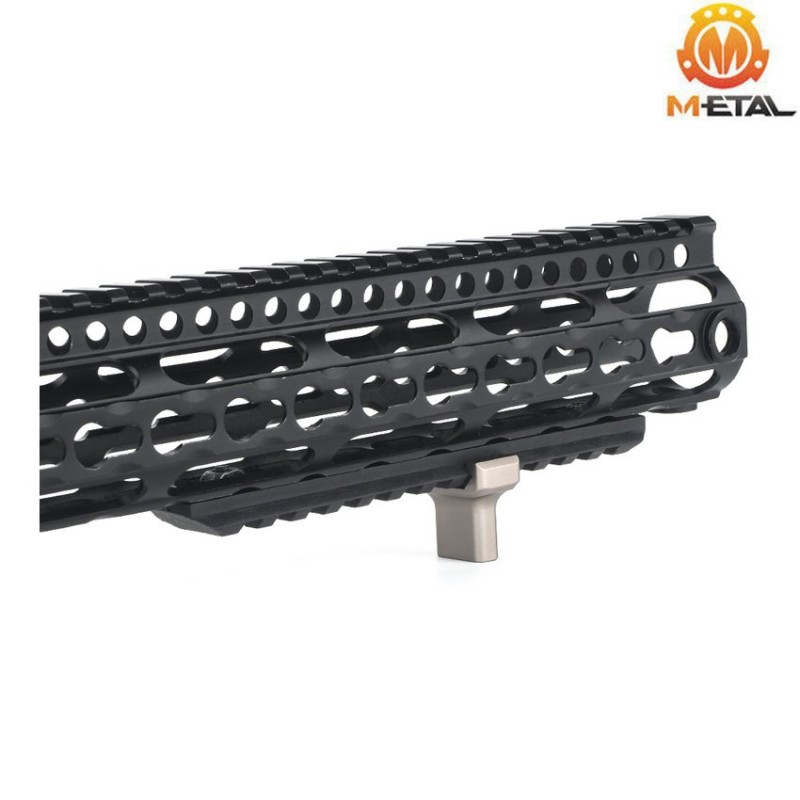 Finger stop DARK EARTH micro for 20mm weaver rail metal® (me06089-de)