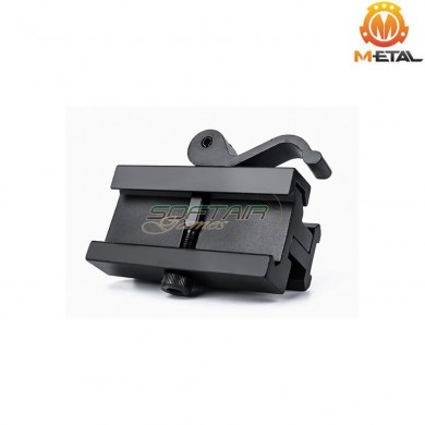 Rail regolabile in altezza e inclinazione QD mount 5-slot metal® (me09003-bk)