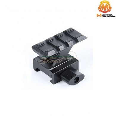 Rail rialzo TYPE 1 20mm mount 3-slot metal® (me09006-bk)
