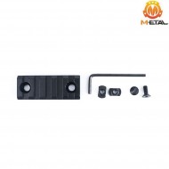 Slitta NERA 5-slot TYPE 2 in alluminio per LC metal® (me109-bk)