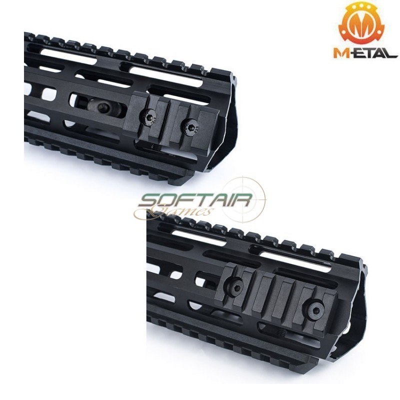 Slitta NERA 13-slot TYPE 2 in alluminio per M-LOK metal® (me113-bk) Slitta NERA 13-slot TYPE 2 in alluminio per M-LOK metal® (me113-bk)