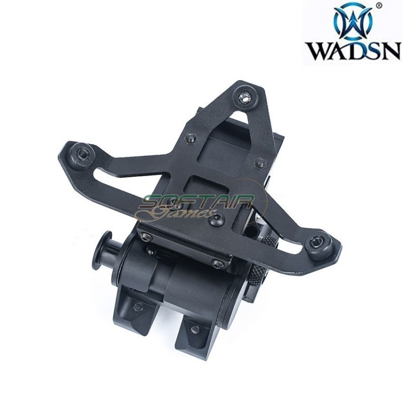 L2G05 NVG fast helmet mount NERO breakaway base wadsn (wm006-bk-lo)