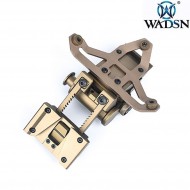 L2G05 NVG fast helmet mount DARK EARTH breakaway base wadsn (wm006-de-lo)