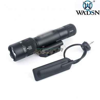 Flashlight WMX200 rotat. fold mount LED/IR BLACK wadsn (wne08036-bk-lo)