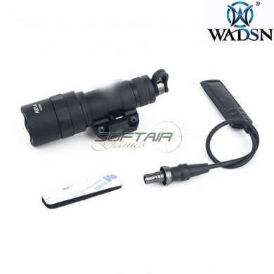 Flashlight M300C sf mini scout single pressure pad BLACK wadsn (wd04026-bk-lo)