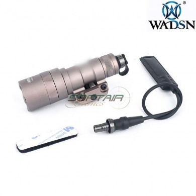 Flashlight M300C sf mini scout single pressure pad DARK EARTH wadsn (wd04026-de-lo)