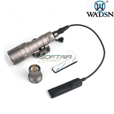 Flashlight M300C sf mini scout double control kit DARK EARTH wadsn (wex358-de-lo)