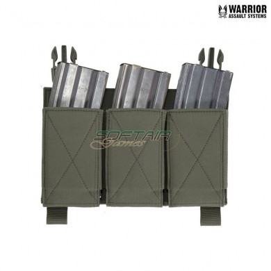 Tasca removibile tripla elastica OLIVE DRAB warrior assault systems (w-eo-dfp-temp-od)