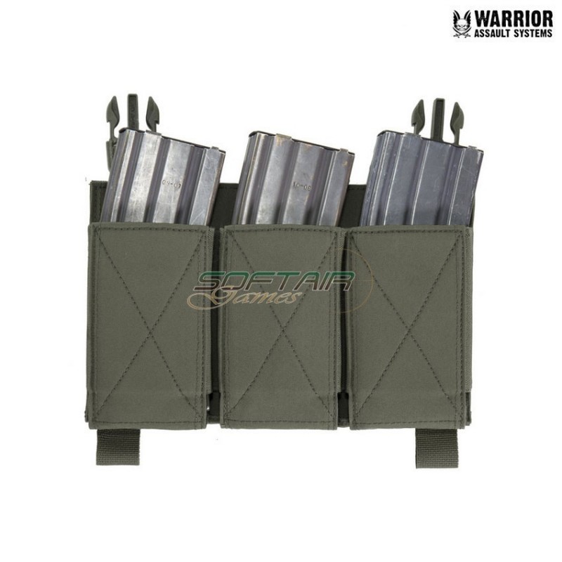 Removable triple elastic mag pouch OLIVE DRAB warrior assault systems (w-eo-dfp-temp-od) Removable triple elastic mag pouch OLIVE DRAB warrior assault systems (w-eo-dfp-temp-od)