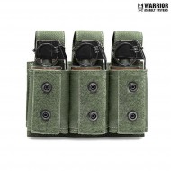Tasca tripla 40mm granata/piccola flashbang OLIVE DRAB warrior assault systems (w-eo-t40gp-od)