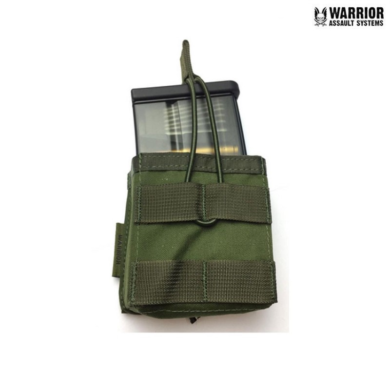 Tasca fast open short singola hk417 OLIVE DRAB warrior assault systems (w-eo-smop-417-od)