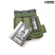 Tasca tripla action 9mm caricatori pistola OLIVE DRAB warrior assault systems (w-eo-tpda-9-od)