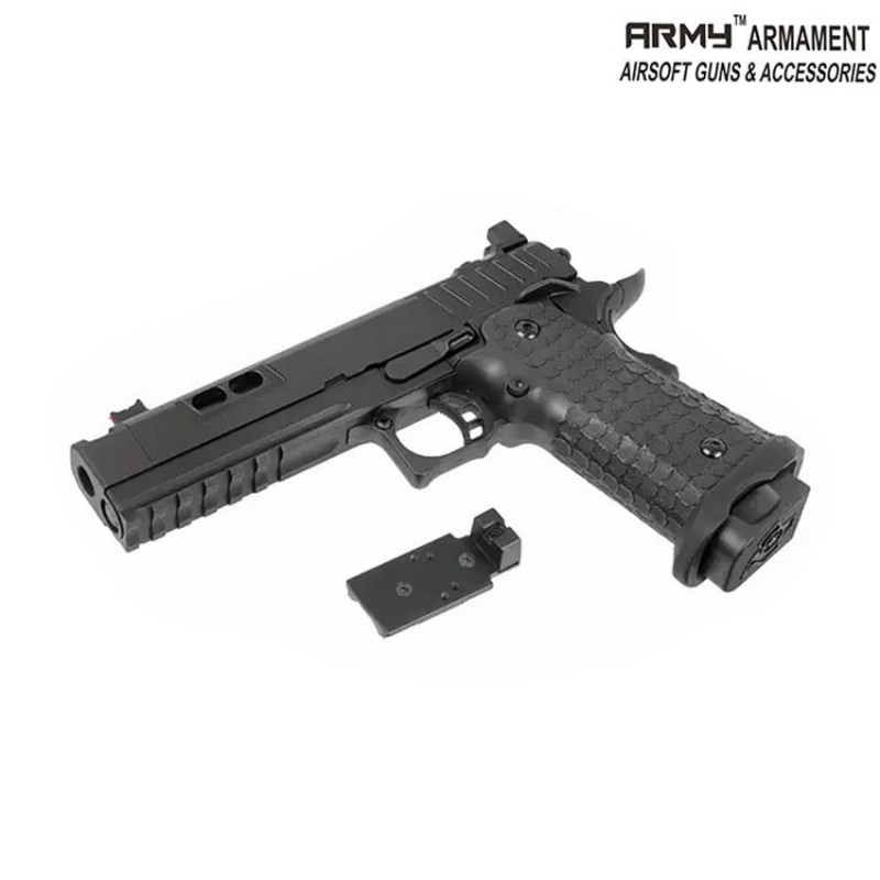 Pistola a gas R604 DVC nera army™ armament® (arm-r604-bk)