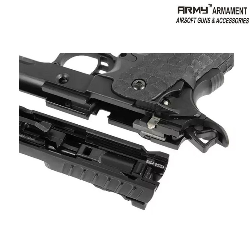 Pistola a gas R604 DVC nera army™ armament® (arm-r604-bk)