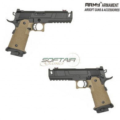 Gas gbb pistol custom 5.1 hi-capa TAN w/costa compensator army™ armament® (arm-r501-tan)