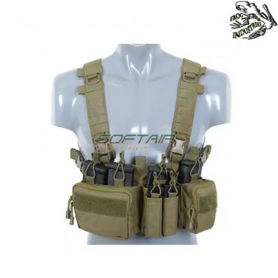 Compact Assualt/sniper Type Chest Rig OLIVE DRAB Frog Industries® (fi-m51611053-od)