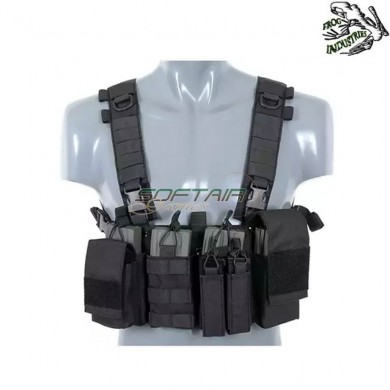 Chest rig V.3 BLACK frog industries® (fi-m51611042-1-bk)