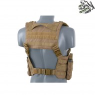 Split front chest harness COYOTE frog industries® (fi-m51611033-tan)