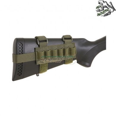 Shotgun buttstock shell holder OLIVE DRAB frog industries® (fi-m51613013-od)