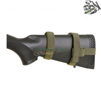 Shotgun buttstock shell holder OLIVE DRAB frog industries® (fi-m51613013-od)