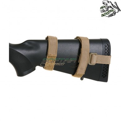 Shotgun buttstock shell holder COYOTE frog industries® (fi-m51613013-tan)