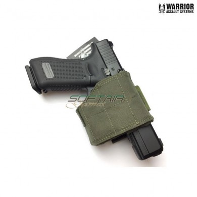 Universal pistol holster for right handed RANGER GREEN warrior assault systems (w-eo-uph-rg)