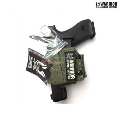 Universal pistol holster for right handed RANGER GREEN warrior assault systems (w-eo-uph-rg)